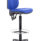 Concept Mid-Back Fixed Draughtsman-Kit Chair in Royal Blue with adjustable height and chrome foot ring.