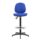 Concept Mid-Back Fixed Draughtsman-Kit Chair in blue fabric, featuring adjustable height and Permanent Contact Back mechanism.