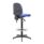 Concept Mid-Back Fixed Draughtsman-Kit Chair in blue fabric, features adjustable back height and footrest. Ideal for drafting.