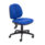 Mid Back Concept Operator Chair in Royal Blue, with no arms and a five-star base on wheels.