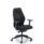 Deluxe Ergonomic Posture Chair in black with height and depth adjustable arms.
