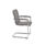 Pavia Visitor Chair with chrome cantilever base, leather-look upholstery, fixed padded arms, and compact profile.