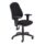 Calypso 2 High Back Operator Chair in black with adjustable arms and a five-star base on wheels.