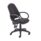 Calypso 2 High Back Operator Chair in charcoal with fixed arms and adjustable height on a five-star base.