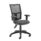 Calypso 2 Mesh Office Chair with adjustable arms in charcoal colour and a breathable mesh backrest.