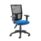 Calypso 2 Mesh Office Chair in royal blue with adjustable arms and a black mesh backrest.