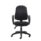 Calypso Ergo 2 Lever Office Chair, black fabric, adjustable lumbar support, dual-lever height and tilt controls, 5-star base.