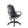 Calypso Ergo 2 Lever Office Chair, black fabric, adjustable lumbar support, 5-star base, ergonomic design.