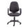 Calypso Ergo 2 Lever Office Chair, charcoal fabric with fixed arms and lumbar pump adjustment.
