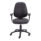 Calypso Ergo 2 Lever Office Chair, Charcoal, adjustable arms, with lumbar pump and five-wheel base.