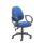 Calypso Ergo 2 Lever Office Chair, Royal Blue, with fixed arms and lumbar pump functionality.