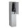 Bisley 2 Door Locker in Goose Grey, 30.5 inches, displaying items inside with one door open.