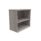 Bookcase with 1 shelf, 730mm high, in Alaskan Grey Oak finish, FSC certified.