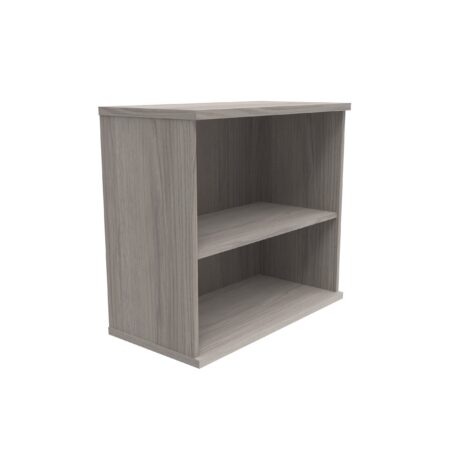 Bookcase with 1 shelf, 730mm high, in Alaskan Grey Oak finish, FSC certified.