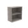 Bookcase in Alaskan Grey Oak with 1 shelf, 816mm high, featuring a modern design and FSC certification.