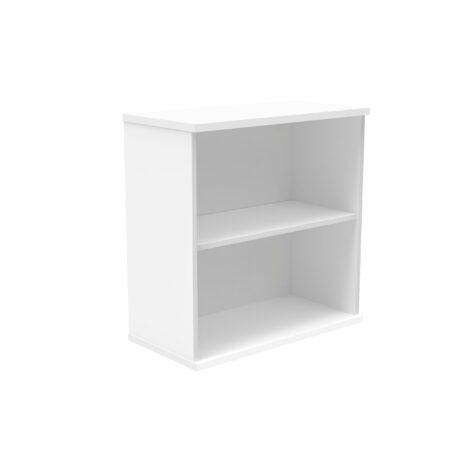 Bookcase with 1 shelf, 816mm high, in Arctic White, FSC certified. Sleek, modern design suitable for any space.