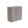Cupboard in Alaskan Grey Oak, 816mm high, featuring two doors and sleek metal handles. FSC certified.