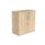 Cupboard in Canadian Oak, 816mm high, featuring two doors and a modern design. FSC certified.
