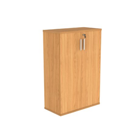 Cupboard, 1204 high, in Norwegian Beech finish, featuring a sleek design and a single handle. FSC certified.