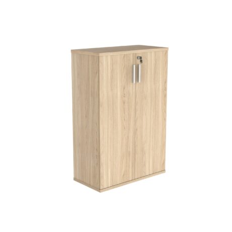 FSC cupboard, 1204mm high, in Canadian Oak finish with a sleek design and a contemporary handle.