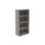 Three-shelf bookcase in Alaskan Grey Oak, 1592mm high, made from FSC certified materials.