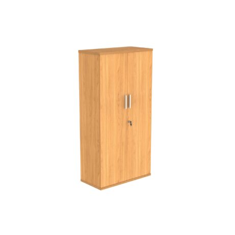 Cupboard in Norwegian Beech, FSC certified, 1592mm high with a lock and metallic handle.