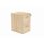 Filing cabinet office storage unit in Canadian Oak with 2 drawers and a secure lock.
