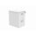 Filing Cabinet Office Storage Unit, Arctic White, with 2 drawers and locking mechanism. Ideal for office organization.