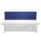Straight Upholstered Desktop Screen, 1800mm size, in Royal Blue, designed for office workstations.