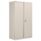 Bisley Essentials Steel Double Door Cupboard, 1585mm High, Goose Grey finish.