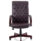 Chesterfield High Back Leather Executive Office Chair with Arms