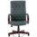 Chesterfield High Back Leather Executive Office Chair with Arms