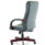 Chesterfield High Back Leather Executive Office Chair with Arms
