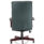 Chesterfield High Back Leather Executive Office Chair with Arms