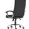 Moore Deluxe High Back Black Executive Office Chair with padded arms and chrome base, designed for lasting comfort and support.