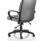 Plaza High Back Executive Black Leather Office Chair with Arms