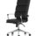 Savoy High Back Executive Chair in black leather with polished chrome arms and a sleek, modern design.