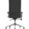Savoy High Back Executive Office Chair in black leather with polished chrome arms and a five-star base.