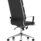Savoy High Back Executive Chair in black leather with polished chrome arms, designed for comfort and a professional look.