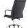Carter High Back Black Leather Executive Office Chair with Arms