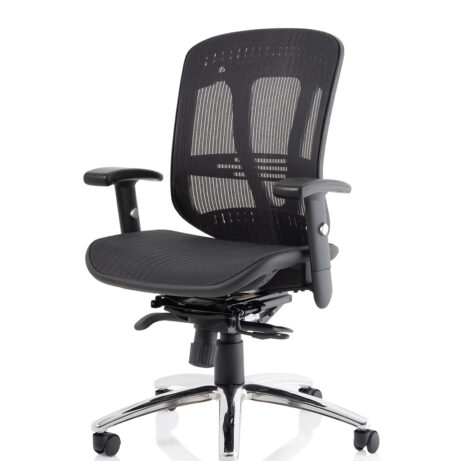 Mirage II Mesh Back Task Operator Office Chair with Height Adjustable Arms