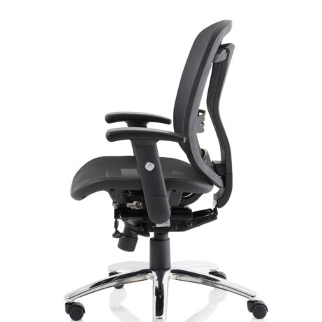 Mirage II Mesh Back Task Operator Office Chair with Height Adjustable Arms