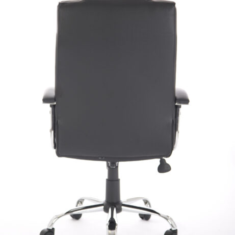Thrift High Back Executive Black Leather Office Chair with Arms