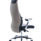 Mien High Back Leather Executive Office Chair in premium leather with chrome base, showcasing a high-back silhouette.