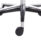 Mien High Back Leather Executive Office Chair with chrome base and five caster wheels for mobility and stability.