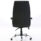 Penza High Back Executive Leather Office Chair with Arms, black leather seat, chrome five-star base, and smooth-rolling casters.
