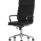Hawkes High Back Black Leather Executive Office Chair with Arms