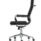 Hawkes High Back Black Leather Executive Office Chair with Arms