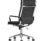 Hawkes High Back Black Leather Executive Office Chair with Arms