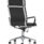 Hawkes High Back Black Leather Executive Office Chair with Arms